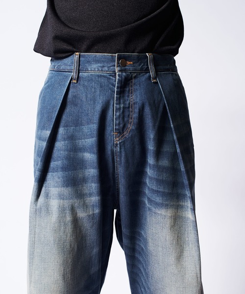 Lui's（ルイス）の「バギーデニムトラウザー（デニムパンツ・メンズ・インディゴブルー/ブラック・M/S）」の12枚目の写真
