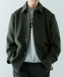 ITEMS URBANRESEARCH | ウール混 メルトン ショートコート(ステンカラーコート)
