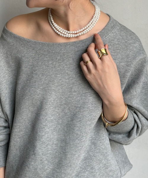 DouDou（ドゥドゥ）の「パールアレンジネックレス（ネックレス・レディース・ホワイト・FREE）」の16枚目の写真