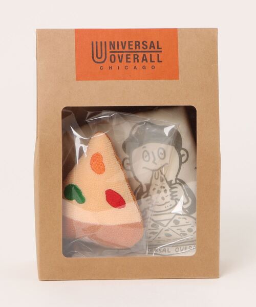 【セール】【UNIVERSAL OVERALL】Baby Gift Set（ピザ スタイ+ラトル）（その他ベビー用品）｜UNIVERSAL OVERALL（ユニバーサルオーバーオール）
