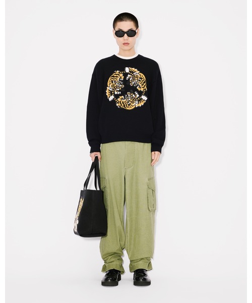 ジャンパリニット セール】'KENZO VERDY MARKET' エンブロイダリー ジャンパー