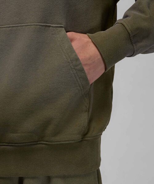 JORDAN BRAND(ジョーダンブランド)の「《セットアップ対応商品》ジョーダン フライト フリース メンズ プルオーバー パーカー / Jordan Flight Fleece Men's Pullover Hoodie FV7249-222 Medium Olive(パーカー・メンズ・オリーブ・S/M/L/XL/XS)」の16枚目の写真