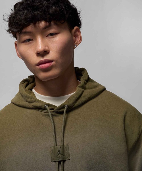 JORDAN BRAND(ジョーダンブランド)の「《セットアップ対応商品》ジョーダン フライト フリース メンズ プルオーバー パーカー / Jordan Flight Fleece Men's Pullover Hoodie FV7249-222 Medium Olive(パーカー・メンズ・オリーブ・S/M/L/XL/XS)」の5枚目の写真