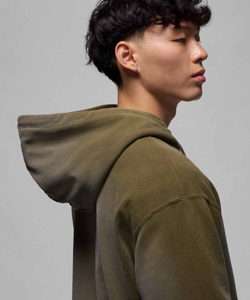 JORDAN BRAND(ジョーダンブランド)の「《セットアップ対応商品》ジョーダン フライト フリース メンズ プルオーバー パーカー / Jordan Flight Fleece Men's Pullover Hoodie FV7249-222 Medium Olive(パーカー・メンズ・オリーブ・S/M/L/XL/XS)」の6枚目の写真