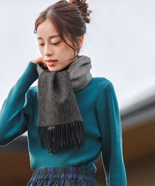 ウール100％】リバーシブルマフラー（マフラー）｜Tiaclasse（ティア