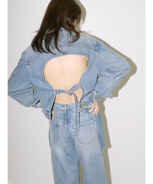 Htage（テージ）の「【Htage】バックデザインデニムジャケット 