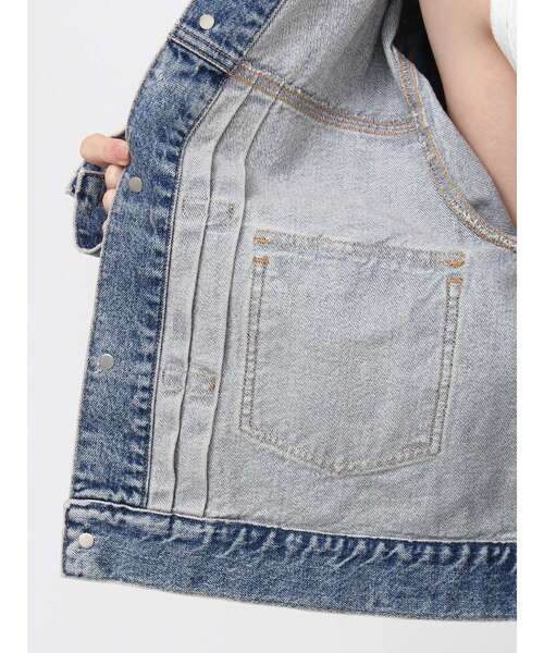 HENRI アンリシャルパンティエ　デニムジャケット フリーサイズ EDWIN SALEセール10%OFF エドウィン 505J デニムジャケット G
