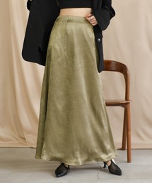 select MOCA | クラッシュサテンロングスカート(スカート)