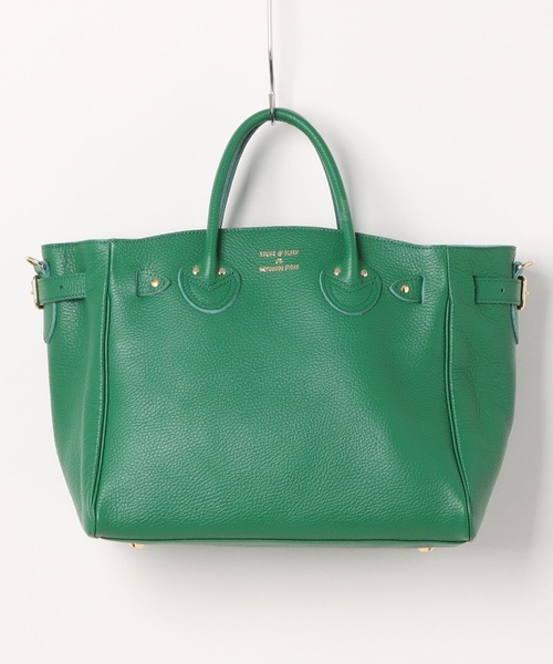 YOUNG&OLSEN The DRYGOODS STORE(ヤングアンドオルセン)の「【YOUNG&OLSEN】EMBOSSED LEATHER BELTED TOTE S(トートバッグ・レディース・ベージュ/グレー/グリーン/ブラック/ブラウン/ライトグレー/ピンク/グレー系その他2・FREE)」の8枚目の写真
