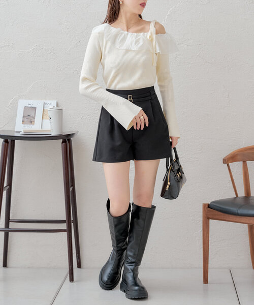 Chico(チコ)の「厚底トラックソールロングブーツ(ブーツ・レディース・ブラウン/ブラック/ベージュ系その他2・SMALL/MEDIUM/LARGE)」の12枚目の写真