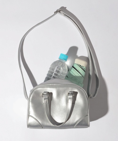 GLOBAL WORK（グローバルワーク）の「2wayボストンZIPBAG/290844（ショルダーバッグ・キッズ・シルバー/ブラック・ONE SIZE）」の22枚目の写真