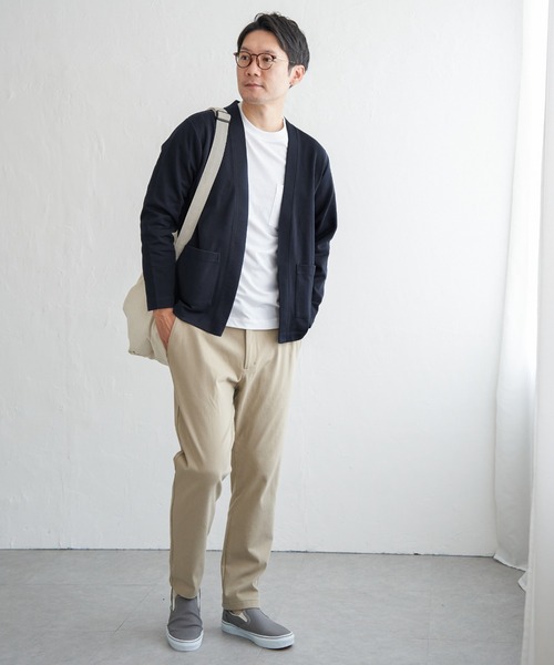 ikka(イッカ)の「ダンボールカーデインナーセット(カーディガン/ボレロ・メンズ・グリーン/ベージュ/ネイビー・XL/L/M/S)」の7枚目の写真