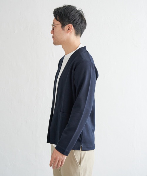 ikka(イッカ)の「ダンボールカーデインナーセット(カーディガン/ボレロ・メンズ・グリーン/ベージュ/ネイビー・XL/L/M/S)」の14枚目の写真