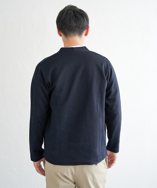 ikka(イッカ)の「ダンボールカーデインナーセット(カーディガン/ボレロ・メンズ・グリーン/ベージュ/ネイビー・XL/L/M/S)」の15枚目の写真
