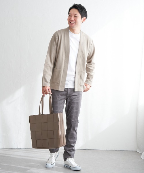 ikka(イッカ)の「ダンボールカーデインナーセット(カーディガン/ボレロ・メンズ・グリーン/ベージュ/ネイビー・XL/L/M/S)」の11枚目の写真