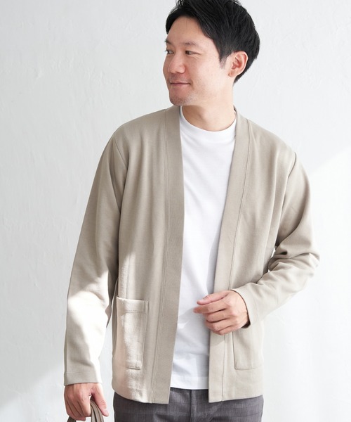 ikka(イッカ)の「ダンボールカーデインナーセット(カーディガン/ボレロ・メンズ・グリーン/ベージュ/ネイビー・XL/L/M/S)」の12枚目の写真