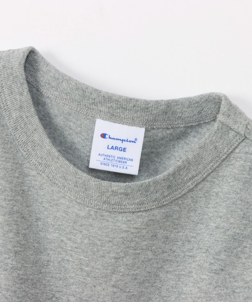 Champion(チャンピオン)の「【Champion/チャンピオン】メンズ ベーシック ショートスリーブTシャツ(Tシャツ/カットソー・メンズ・ネイビー/グレー/ブラック系その他/ホワイト×レッド/ホワイト×ブルー/グリーン系その他3・MEDIUM/X-LARGE/LARGE)」の19枚目の写真