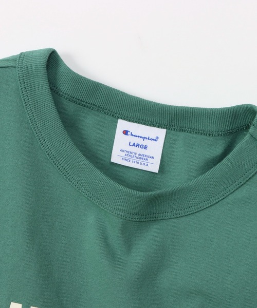 Champion(チャンピオン)の「【Champion/チャンピオン】メンズ ベーシック ショートスリーブTシャツ(Tシャツ/カットソー・メンズ・ネイビー/グレー/ブラック系その他/ホワイト×レッド/ホワイト×ブルー/グリーン系その他3・MEDIUM/X-LARGE/LARGE)」の22枚目の写真