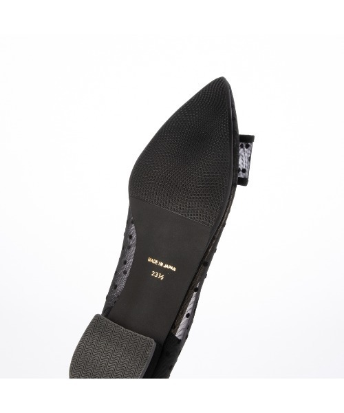 carino(カリーノ)の「ドットチュールパンプス(パンプス・レディース・ベージュ/ブラック・22.5cm/24.5cm/24cm/23.5cm/23cm)」の20枚目の写真