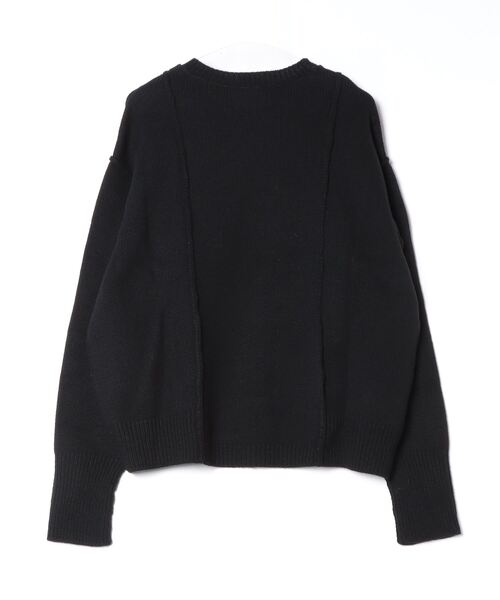 superNova.(スーパーノヴァ)の「superNova. / スーパーノヴァ Moebius knit - Lamb’s wool(ニット/セーター・メンズ・チャコール/ブラック・FREE)」の13枚目の写真