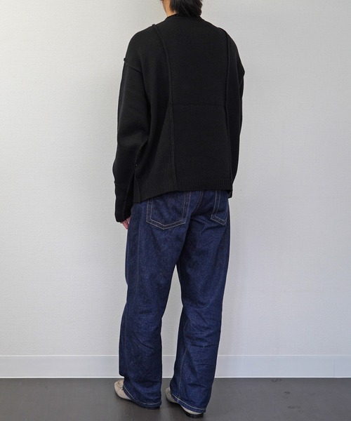 superNova.(スーパーノヴァ)の「superNova. / スーパーノヴァ Moebius knit - Lamb’s wool(ニット/セーター・メンズ・チャコール/ブラック・FREE)」の11枚目の写真