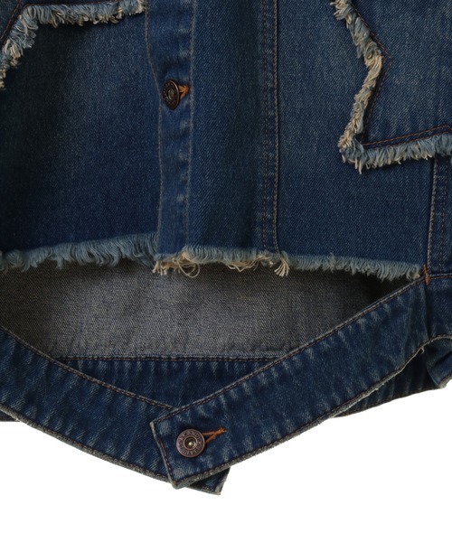 セール】STAR PATCHED DENIM ジャケット（デニムジャケット