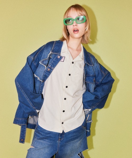Candy Stripper（キャンディストリッパー）の「STAR PATCHED DENIM