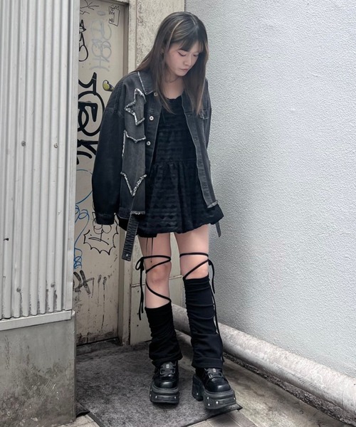 セール】STAR PATCHED DENIM ジャケット（デニムジャケット