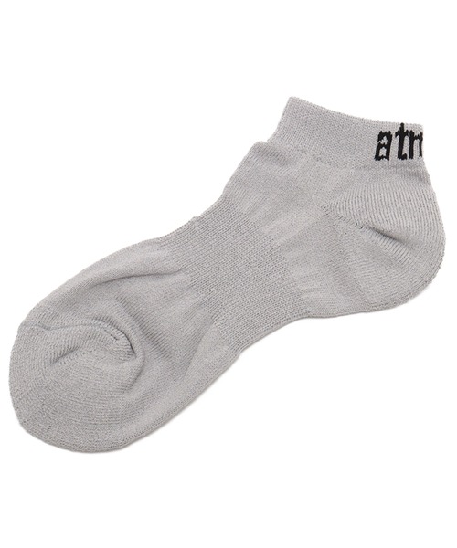 atmos(アトモス)の「atmos Paper Yarn Ankle Socks / アトモス ペーパー ヤーン アンクル ソックス(ソックス/靴下・メンズ・グレー/ブラック/カーキ/ホワイト・25-27)」の3枚目の写真