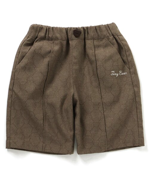 apres les cours（アプレレクール）の「tinybear フォーマルハーフパンツ（その他パンツ・キッズ・ブラウン・100/110/120/90）」の10枚目の写真