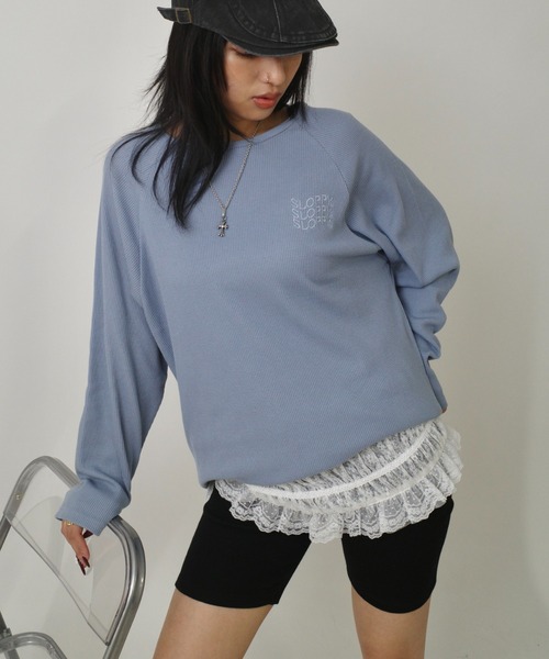 【WEB限定】【SLOPPY/スロッピー】ワッフルトップス（Tシャツ/カットソー）｜WHO'S WHO gallery（フーズフーギャラリー）