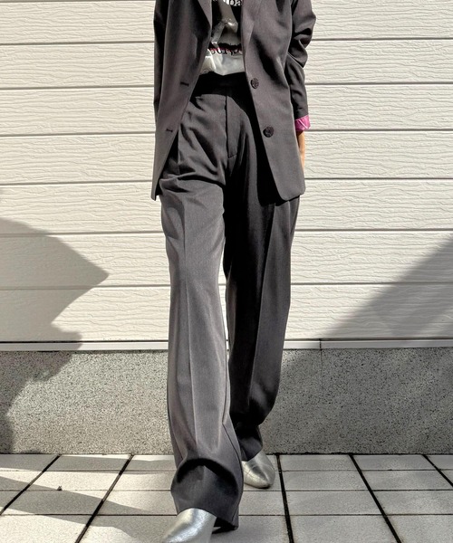 TRストレッチストレートパンツ