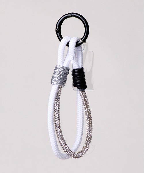 3-12C22 モノトーン キラキラ パラコード ロープ ハンドストラップ チャーム（スマホグッズ）｜CALIFORNIA OUTFITTERS（カリフォルニア アウトフィッターズ）