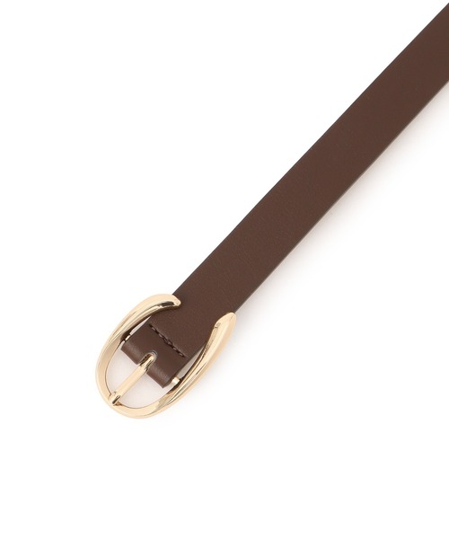 ROPE' PICNIC（ロペピクニック）の「22ｍｍカーブモチーフベルト（ベルト・レディース・ブラウン/ブラック・FREE）」の6枚目の写真