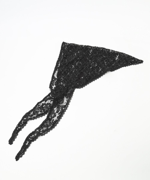 HARE(ハレ)の「マルチレーススカーフ(HARE)(ストール/ショール・レディース・ブラック・FREE)」の14枚目の写真