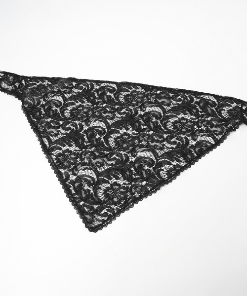 HARE(ハレ)の「マルチレーススカーフ(HARE)(ストール/ショール・レディース・ブラック・FREE)」の17枚目の写真