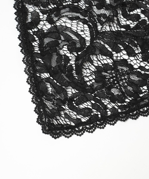 HARE(ハレ)の「マルチレーススカーフ(HARE)(ストール/ショール・レディース・ブラック・FREE)」の18枚目の写真