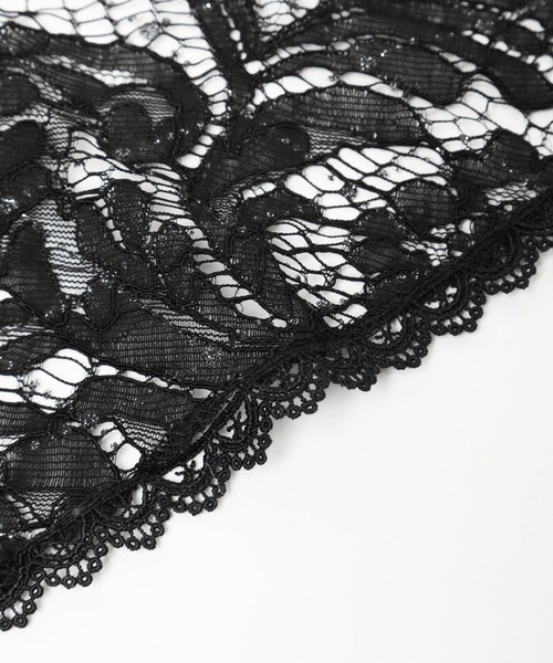 HARE(ハレ)の「マルチレーススカーフ(HARE)(ストール/ショール・レディース・ブラック・FREE)」の19枚目の写真