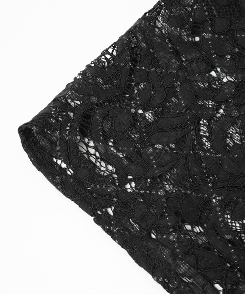 HARE(ハレ)の「マルチレーススカーフ(HARE)(ストール/ショール・レディース・ブラック・FREE)」の20枚目の写真