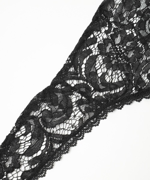 HARE(ハレ)の「マルチレーススカーフ(HARE)(ストール/ショール・レディース・ブラック・FREE)」の22枚目の写真