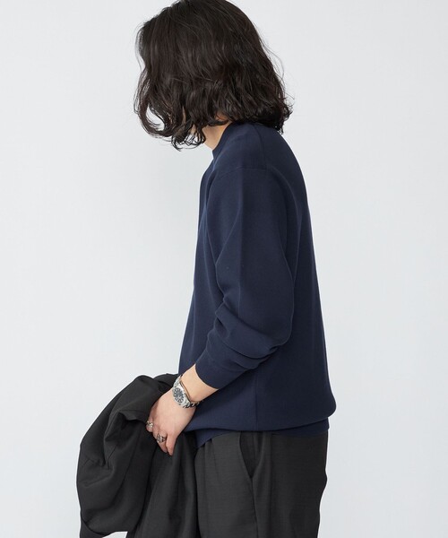 SHIPS(シップス)の「【WEB限定】SHIPS:〈ネックが選べる/手洗い可能〉テレワーク ビズ ワンポイント ロゴ ニット(ニット/セーター・メンズ・ダークブルー/ネイビー/ナチュラル/オフホワイト・LARGE/MEDIUM/SMALL/X-LARGE)」の18枚目の写真