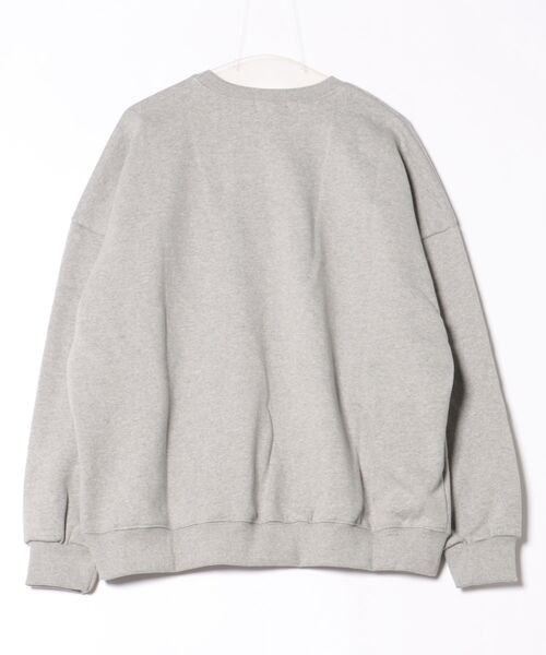 Revo.（レボ）の「【KOREAN SELECT】UNITED STATES 星条旗 ロゴプリント 裏起毛 ビッグシルエット スウェット プルオーバー（スウェット・メンズ・ブラック/アッシュグレー/グレー/ネイビー・FREE）」の5枚目の写真