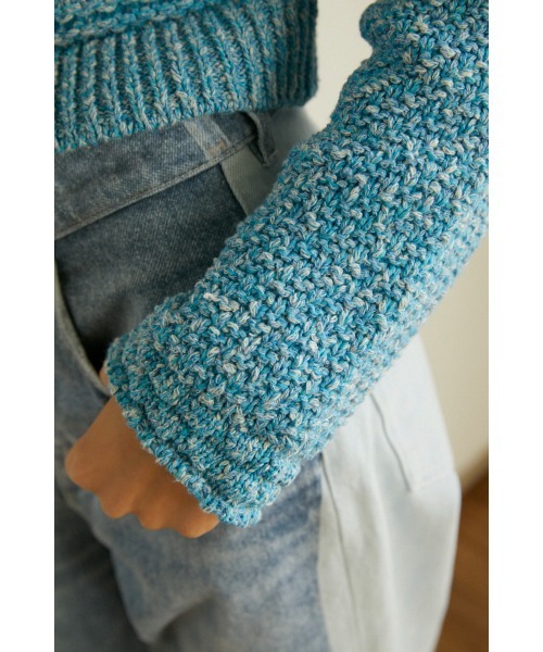 Estella.K(エステラケー)の「Emani Cotton-blend Cardigan コットンブレンドニットカーディガン(カーディガン/ボレロ・レディース・レッド/オフホワイト/ブルー・FREE)」の21枚目の写真