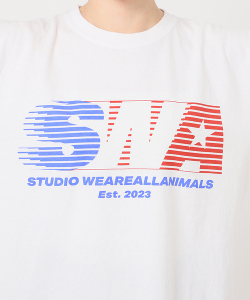 AP STUDIO（エーピーストゥディオ）の「【STUDIO WEAREALLANIMALS】Fast Logo S/S T（Tシャツ/カットソー・レディース・ホワイト・FREE）」の22枚目の写真