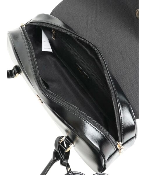 dazzlin（ダズリン）の「ハートチャームスクエアボックスバッグ（ハンドバッグ・レディース・ブルー/ブラック/ベージュ・FREE）」の13枚目の写真