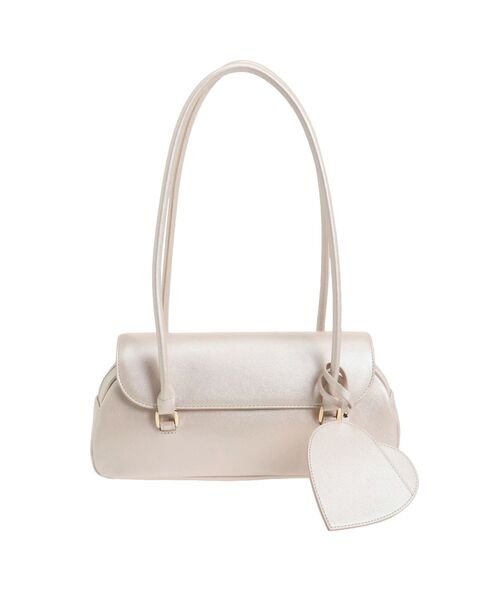 dazzlin（ダズリン）の「ハートチャームスクエアボックスバッグ（ハンドバッグ・レディース・ブルー/ブラック/ベージュ・FREE）」の18枚目の写真