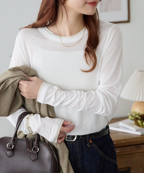 WEB限定】レイヤードロングスリーブ（Tシャツ/カットソー）｜DISCOAT