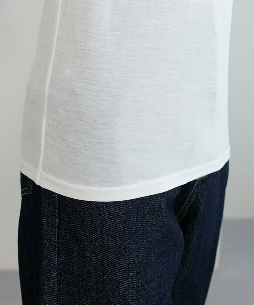 DISCOAT(ディスコート)の「【WEB限定】レイヤードロングスリーブ(Tシャツ/カットソー・レディース・ベージュ/ピンク/チャコールグレー/グレー/オフホワイト/サックスブルー/アイボリー/ブラウン/モカ・FREE)」の19枚目の写真