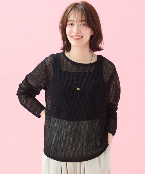ANY(エニィ)の「【新色追加】スクエアタンクトップ(タンクトップ・レディース・ベージュ系/ホワイト系/ブラック系/ブラウン系・3/2)」の11枚目の写真
