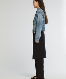 CINOH（チノ）の「デニムパールボタンジャケット（デニムジャケット